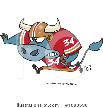 Bull Clipart #1080538 by toonaday