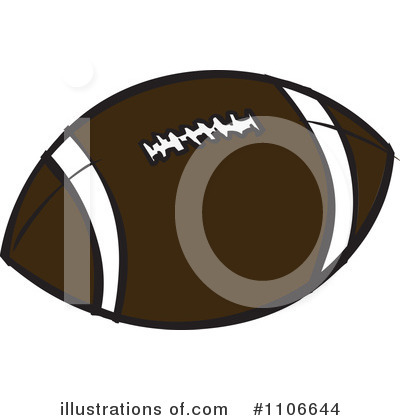 Football Clipart #1106644 by Cartoon Solutions