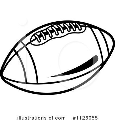 Royalty-Free (RF) Football Clipart Illustration by Vector Tradition SM - Stock Sample #1126055