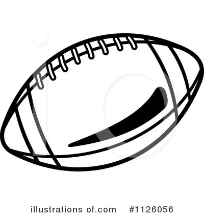 Royalty-Free (RF) Football Clipart Illustration by Vector Tradition SM - Stock Sample #1126056