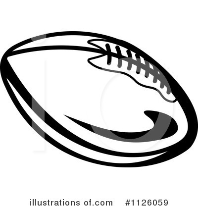 Royalty-Free (RF) Football Clipart Illustration by Vector Tradition SM - Stock Sample #1126059