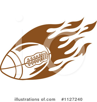 Royalty-Free (RF) Football Clipart Illustration by Vector Tradition SM - Stock Sample #1127240