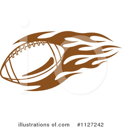 Royalty-Free (RF) Football Clipart Illustration by Vector Tradition SM - Stock Sample #1127242