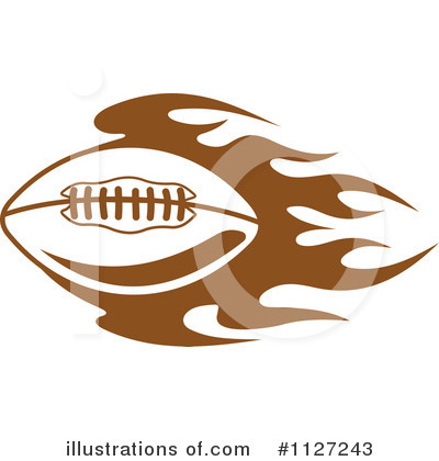 Royalty-Free (RF) Football Clipart Illustration by Vector Tradition SM - Stock Sample #1127243