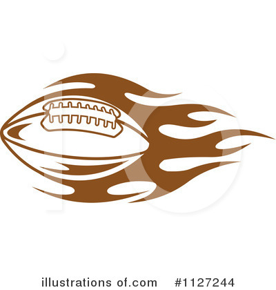 Royalty-Free (RF) Football Clipart Illustration by Vector Tradition SM - Stock Sample #1127244
