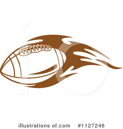 Royalty-Free (RF) Football Clipart Illustration by Vector Tradition SM - Stock Sample #1127246