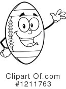 Football Clipart #1211763 by Hit Toon