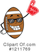 Football Clipart #1211769 by Hit Toon