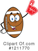 Football Clipart #1211770 by Hit Toon
