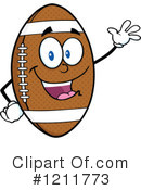 Football Clipart #1211773 by Hit Toon