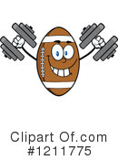 Football Clipart #1211775 by Hit Toon