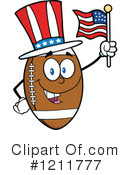 Football Clipart #1211777 by Hit Toon
