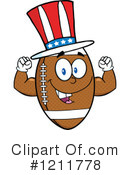 Football Clipart #1211778 by Hit Toon