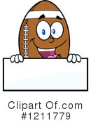 Football Clipart #1211779 by Hit Toon