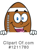 Football Clipart #1211780 by Hit Toon