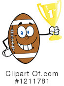 Football Clipart #1211781 by Hit Toon