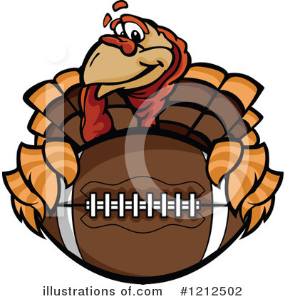 Thanksgiving Turkey Clipart #1212502 by Chromaco