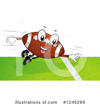 Royalty-Free (RF) Football Clipart Illustration by BNP Design Studio - Stock Sample #1246289