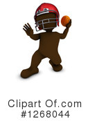 Football Clipart #1268044 by KJ Pargeter