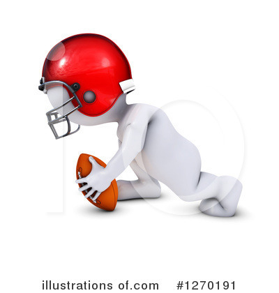 Royalty-Free (RF) Football Clipart Illustration by KJ Pargeter - Stock Sample #1270191