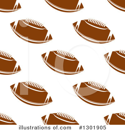 Royalty-Free (RF) Football Clipart Illustration by Vector Tradition SM - Stock Sample #1301905