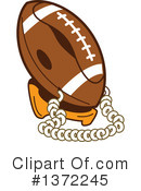 Football Clipart #1372245 by Clip Art Mascots