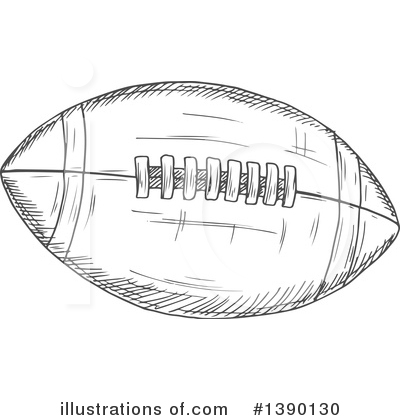 Royalty-Free (RF) Football Clipart Illustration by Vector Tradition SM - Stock Sample #1390130