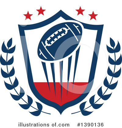 Royalty-Free (RF) Football Clipart Illustration by Vector Tradition SM - Stock Sample #1390136