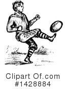 Football Clipart #1428884 by Prawny Vintage