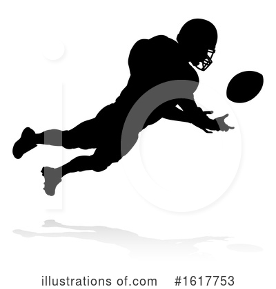 Royalty-Free (RF) Football Clipart Illustration by AtStockIllustration - Stock Sample #1617753