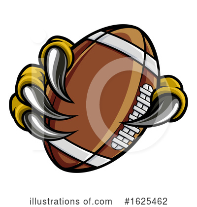 Royalty-Free (RF) Football Clipart Illustration by AtStockIllustration - Stock Sample #1625462