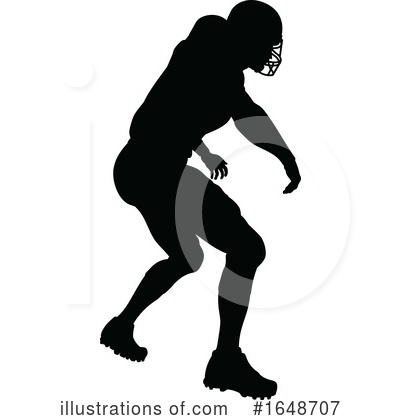 Royalty-Free (RF) Football Clipart Illustration by AtStockIllustration - Stock Sample #1648707