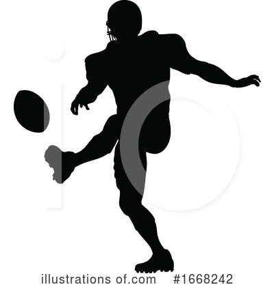 Royalty-Free (RF) Football Clipart Illustration by AtStockIllustration - Stock Sample #1668242