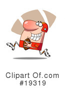 Football Clipart #19319 by Hit Toon