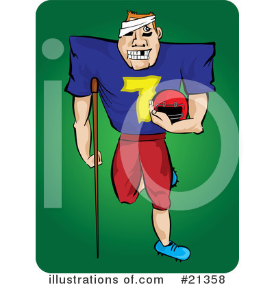 Royalty-Free (RF) Football Clipart Illustration by Paulo Resende - Stock Sample #21358