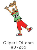 Football Clipart #37265 by Andy Nortnik