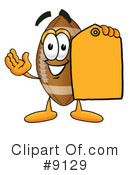 Football Clipart #9129 by Toons4Biz