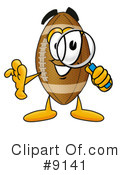 Football Clipart #9141 by Mascot Junction