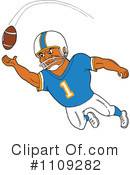 Football Player Clipart #1109282 by LaffToon