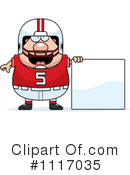 Football Player Clipart #1117035 by Cory Thoman