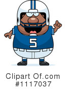 Football Player Clipart #1117037 by Cory Thoman