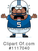 Football Player Clipart #1117040 by Cory Thoman