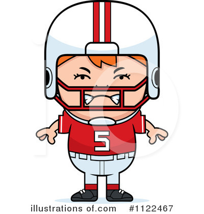 Royalty-Free (RF) Football Player Clipart Illustration by Cory Thoman - Stock Sample #1122467