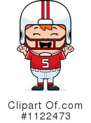 Football Player Clipart #1122473 by Cory Thoman