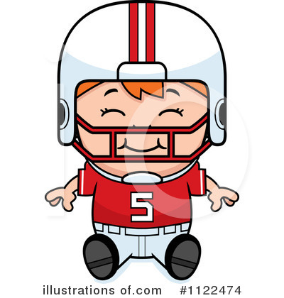 Royalty-Free (RF) Football Player Clipart Illustration by Cory Thoman - Stock Sample #1122474