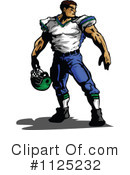 Football Player Clipart #1125232 by Chromaco