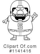 Football Player Clipart #1141416 by Cory Thoman