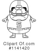 Football Player Clipart #1141420 by Cory Thoman