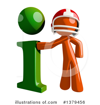Royalty-Free (RF) Football Player Clipart Illustration by Leo Blanchette - Stock Sample #1379456