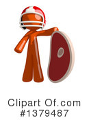 Football Player Clipart #1379487 by Leo Blanchette